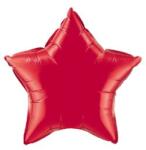  Egyszínű csillag lufi 20" 50cm Piros csillag, 12626 (LUFI279038)