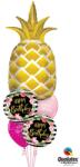  Héliumos luficsokor szülinapra Ananász, Ananas, Happy Birthday - INGYENES GLS szállítással (LUFI944130)