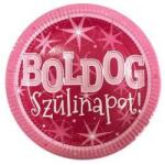  Papírtányér 23 cm 6db Boldog szülinapot, 33510 (LUFI439607)