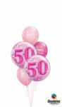  Héliumos luficsokor szülinapra - 50-es - INGYENES GLS szállítással (LUFI513248)