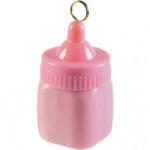 amscan Léggömbsúly, nehezék 170g cumisüveg forma, Baby Shower, rózsaszín a114539-109 (LUFI458306)