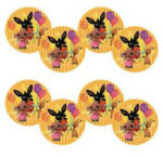 amscan Papírtányér 23cm 8db Bing nyuszi (LUFI491681)