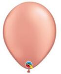  Lufi 11" (28cm-es) léggömb, metál színek, metallic Rose Gold, Rosegold Lufi (LUFI182239)
