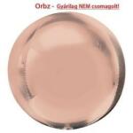 anagram Egyszínű fólia gömb lufi 24" 60cm Rosegold Orbz XL (LUFI802229)