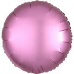  Egyszínű kerek lufi 18" 45cm Chrome mályva, Mauve, (LUFI148341)
