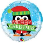 Qualatex Karácsonyi fólia lufi 18" 45cm Merry Christmas (LUFI791367)