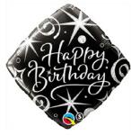 Qualatex Szülinapi lufi 18" 45cm Happy Birthday (LUFI302138)