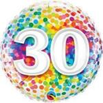 Qualatex Szám, Számos lufi 18" 45cm - 30-as lufi (LUFI739773)