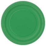 Unique Papírtányér 23cm 8db zöld p31855 (LUFI824110)