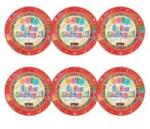  Papírtányér 23cm 6db Boldog szülinapot! , 30533 (LUFI922752)