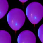  Ledes lufi, világító lufi 11" 28 cm, latex, héliummal töltve, választható színekben (LUFI552298)