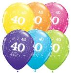 Qualatex Szám, Számos latex lufi 11" 28cm 6db 40-es lufi, 17893 (LUFI585574)