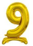 Godan Talpas számos lufi 29" (74cm) fólia szám, számjegy, 9 csak levegővel tölthető, Arany (MF5902973129663)