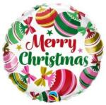 Qualatex Karácsonyi lufi 18" 45cm Merry Christmas (LUFI964046)