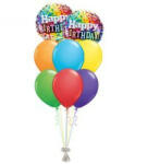  Héliumos luficsokor szülinapra, Happy Birthday - INGYENES GLS szállítással (LUFI303969)