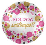  Szülinapi fólia lufi 17" 42cm Boldog Szülinapot, mpr-12-1000K (bwmpr121000K)