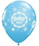 Qualatex Mintás lufi 11" 28cm 6db Baby boy, 17803 (LUFI689742)
