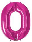PartyPal Számos lufi 34" 86cm óriás Rózsaszín szám 0 (LUFI712960)