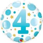 Qualatex Szám, Számos fólia lufi 18" 45cm - 4-es lufi (LUFI640473)