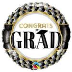 Qualatex Ballagási lufi 18" 45cm Congrats grad (LUFI491553)