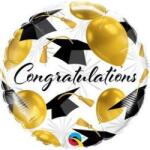 GoDan Ballagási lufi 18" 45cm Congratulations (LUFI411009)