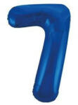 Partydeco Számos lufi 34" 86cm óriás Sötétkék szám 7-es (LUFI942066)