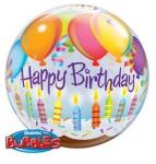 Takara Szülinapi Bubbles lufi 22" 56cm Happy Birthday (LUFI946507)