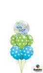  Héliumos luficsokor szülinapra, babaváróra - INGYENES GLS szállítással (LUFI582558)