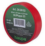 HAUPA 263852 Szigetelőszalag PVC piros 19 mm x 20 m (263852)