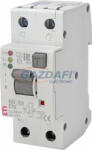 ETI 002172412 KZS-2M 2p EDI A C10A 30mA áram-védőkapcsolós kismegszakító LED-es állapotjelzővel