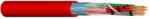  JB-Y(St)Y S. C. 1x2x0, 8mm2 Árnyékolt, PVC köpenyes kábel tűzjelző berendezésekhez (500m) 300V piros (4408)