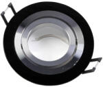 GTV OP-OPROK1-20 Süllyesztett kerek spot lámpatest, MORENA, fekete színben (OP-OPROK1-20)