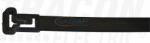 TRACON 261-NY Nyitható kábelkötegelő, fekete 250×7.6mm, D=10-65mm, PA 6.6, 100 db/csomag (261-NY)