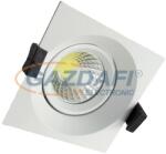 OPTONICA CB3222 süllyesztett LED spot lámpa, billenthető 8W 200-240V 640lm 4500K 60° 100x100x70mm IP20 A+ 25000h (3222)