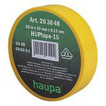 HAUPA 263848 Szigetelőszalag PVC sárga 19 mm x 20 m (263848)