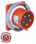 TP Electric 3108-354-1600 5x32A fázisváltó dugvilla beépíthető egyenes (IP67) 83x90mm (3108-354-1600)