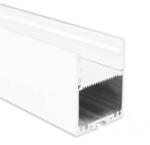 TRONIX 8102025 PN17 LED profil 200 cm, szimmetrikus, RAL 9010 max. 30mm széles LED szalaghoz (8102025)