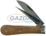 HAUPA 200014 Haupa kábelvágó kés, fa nyéllel, 60 mm (200014)