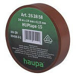 HAUPA 263858 Szigetelőszalag PVC barna 19 mm x 20 m (263858)