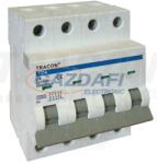 TRACON TDA-4C-63 Kismegszakító, 4 pólus, C karakterisztika 63A, C, 4P, 10kA (TDA-4C-63)