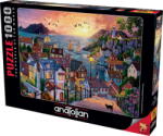 Anatolian Coastal Town at Sunset 1000 db-os (1098)