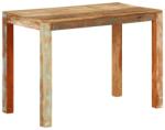 vidaXL Masă de bucătărie, 110x55x76 cm, lemn masiv reciclat (350314)