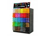 M&G Display marker cu vopsea acrilica, varf rotund 2 mm, 30 de culori, 180 buc/set, M&G APL976D0