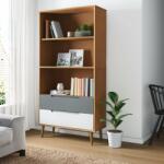 vidaXL Bibliotecă „MOLDE maro, 85x35x170, 5 cm, lemn masiv de pin (350540) Biblioteca