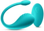 NS Novelties Vibrator Cuplu Inya Venus Remote Control, 10 Moduri Vibratii, Silicon, USB, Albastru Vibrator