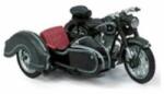 Cararama Machetă moto Cararama [1: 43] - BMW B-25/3 - Black/Red (DCC-CARA91940BK)