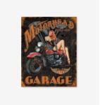 Tac Signs - Plăcuță metalică decorativă [32x41cm] - Legends Motorhead Garage (DCC-TACD1628)