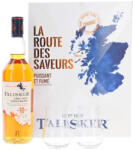 TALISKER - Scotch Single Malt Whisky Isle 10 yo + 2 pahare - 0.7L, Alc: 45.8%
