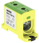 Morek MAA1150Y10 OTL 150 Fővezetéki sorkapocs, 1xAl/Cu 25-150, 1000V, sárga/zöld (Morek_MAA1150Y10)