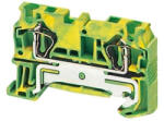 SCHNEIDER NSYTRR42PE Rugós egyszintes földelőkapocs 1x1 csatlakozás 6, 2 mm 4 mm2 zöld-sárga (NSYTRR42PE)